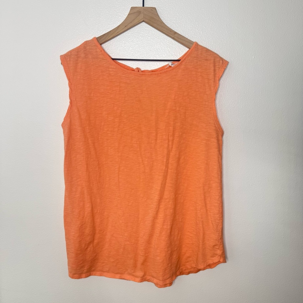 Caslon • Orange Sleeveless Muscle Tee Size Medium